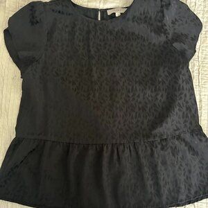 Loft Peplum Top, Size L